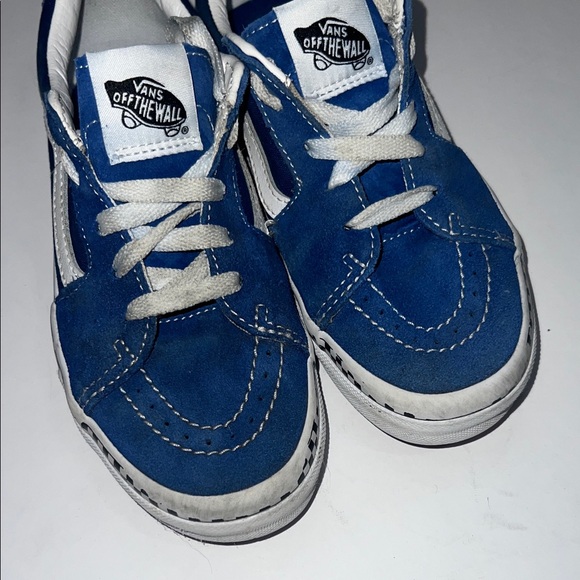 Vans Other - Vans Kids Royal Blue and White Sneakers